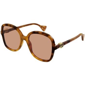 Lunettes de soleil Gucci GG1178S Lunettes de soleil, Havana/Orange, 56...