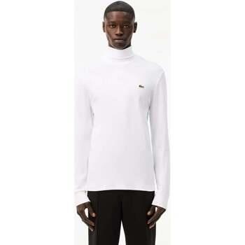 T-shirt Lacoste T-Shirt col roulé blanc