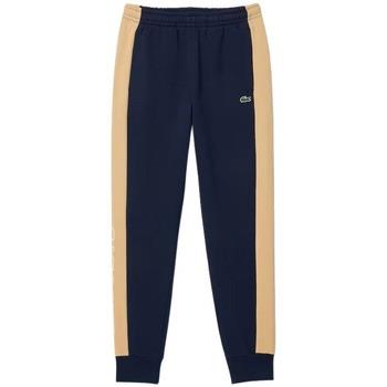 Pantalon Lacoste PANTALON JOGGING BLEU MARINE - MARINE/CROISSANT - 5