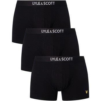 Caleçons Lyle &amp; Scott Lot De 3 Malles En Coton Extensible