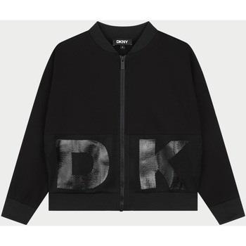 Sweat-shirt enfant Dkny Sweat pour fille avec zip et logo