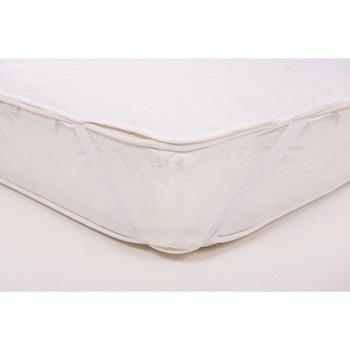 Draps housse Blanc Des Vosges Alèses protèges matelas - Molleton coton...