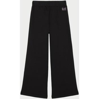 Pantalon enfant Emporio Armani EA7 Pantalon noir pour fille avec élast...