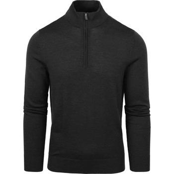 Sweat-shirt Suitable Merino Half Zip Sweater Anthracite