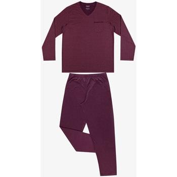 Pyjamas / Chemises de nuit Eminence Pyjama long col V homme coton