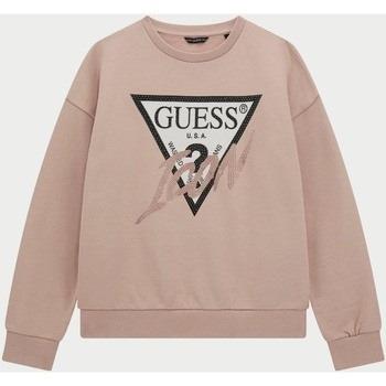 Sweat-shirt enfant Guess Sweat-shirt à col rond pour fille avec logo