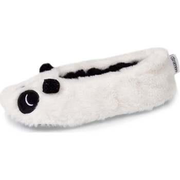 Chaussons Isotoner Chaussons ballerines 3D Femme Panda Ivoire