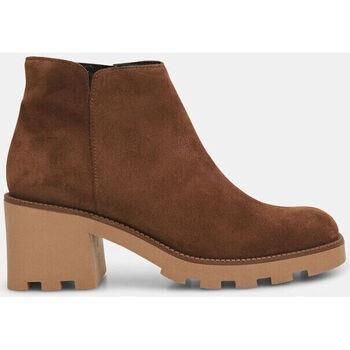 Boots Bata Bottines pour femme en daim à talon