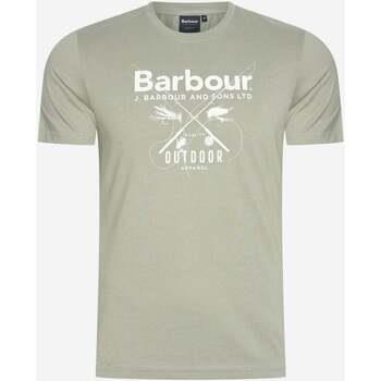 T-shirt Barbour Tee-shirt Fly - brouillard de forêt