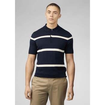 T-shirt Ben Sherman Polo à rayures argyle - marine foncé