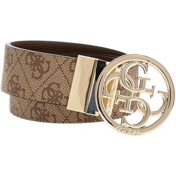 Ceinture Guess Cintura Donna Latte Logo Beige BW9166P4235