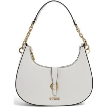 Sac Guess Kuba Borsa Shoulder Zip Stone Bianco VA932918