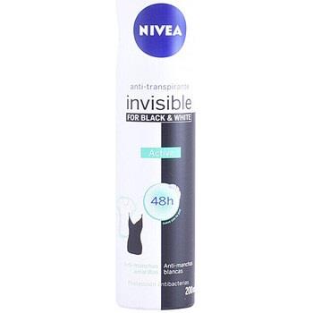 Accessoires corps Nivea Black White Invisible Active Déodorant Vaporis...