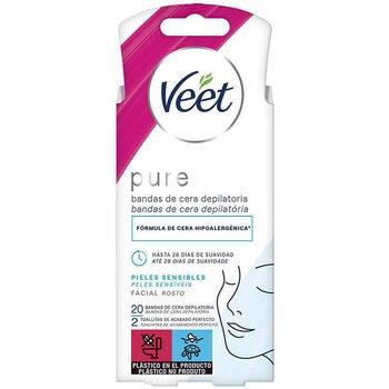 Accessoires corps Veet Bandas De Cera Pure Facial Piel Sensible