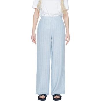 Pantalon Vero Moda Vmmindy Mw Wide Pinstripe Linen 10304667