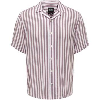 Chemise Only &amp; Sons ONSWAYNE LIFE SS VISCOSE SHIRT NOOS - 22013267