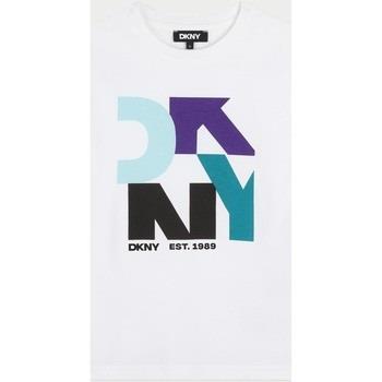 T-shirt enfant Dkny T-shirt enfant avec logo déstructuré