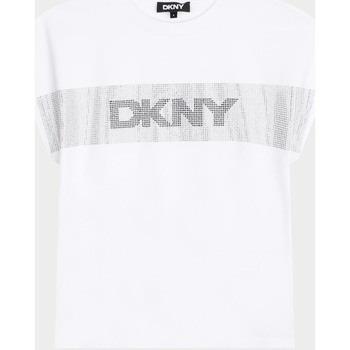 T-shirt enfant Dkny T-shirt fille avec logo