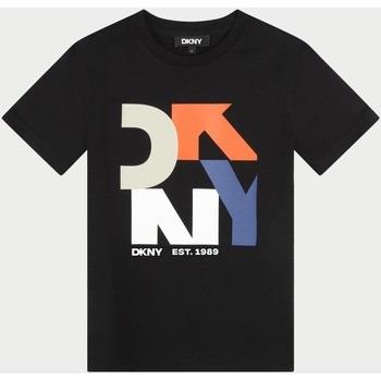 T-shirt enfant Dkny T-shirt enfant avec logo déstructuré