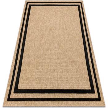 Tapis Rugsx Tapis SPARK 0687 beige / noir - 80x150 cm