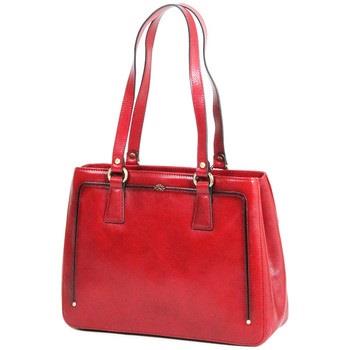 Cabas Katana Sac Shopping Cuir De Vachette Collet Végétal 66803