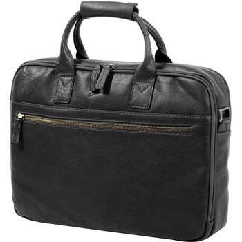 Sac ordinateur Gerard Henon Porte-ordinateur Cuir De Vachette Gras Ple...