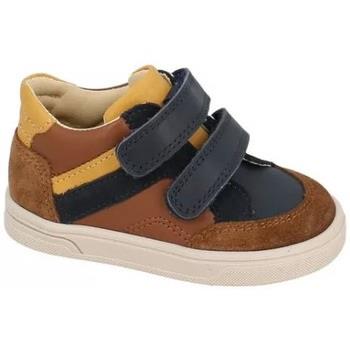 Boots enfant Bellamy CHAUSSURE MONTANTE VELCRO LOURS CAMEL MARINE