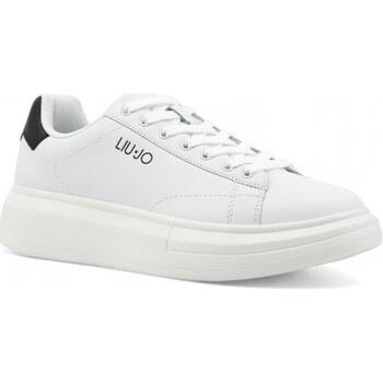 Chaussures Liu Jo Big 01 Sneaker Uomo White Black 7B4027PX474