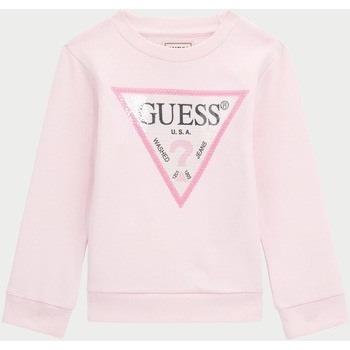 Sweat-shirt enfant Guess Sweat fille avec logo triangle et paillettes