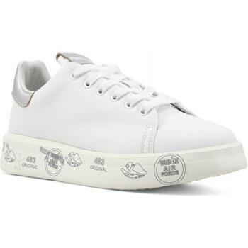 Chaussures Premiata Sneaker Donna White Silver BELLE-6823