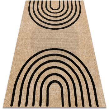 Tapis Rugsx Tapis SPARK 0688 beige / noir - 80x150 cm