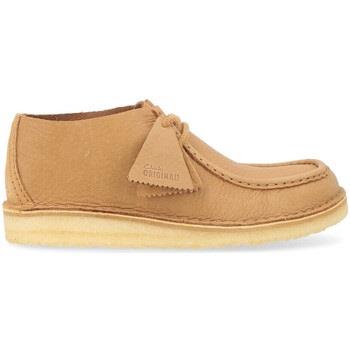 Boots Clarks Botte Desert Nomad en cuir marron clair