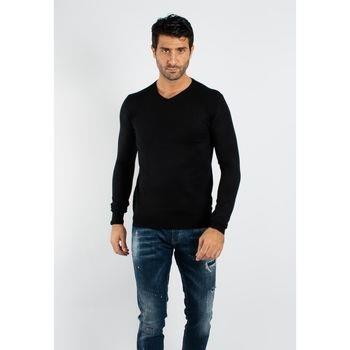 Pull Hollyghost Pull fin col V YY03 - Noir