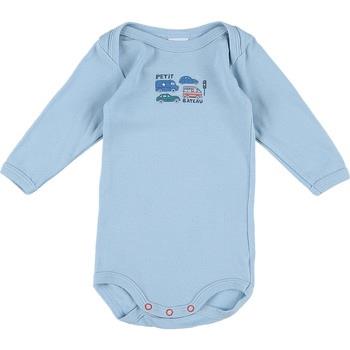 Bodys Petit Bateau Body bleu