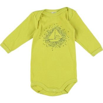 Bodys Petit Bateau Body jaune/vert