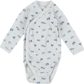 Bodys Petit Bateau Body bleu, blanc