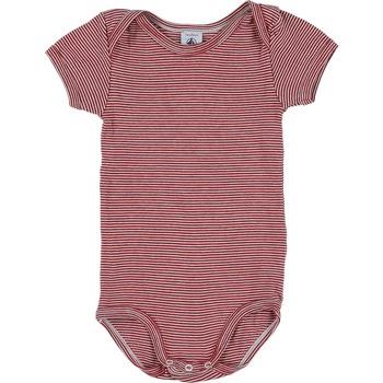 Bodys Petit Bateau Body rouge, blanc