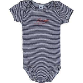 Bodys Petit Bateau Body bleu, blanc