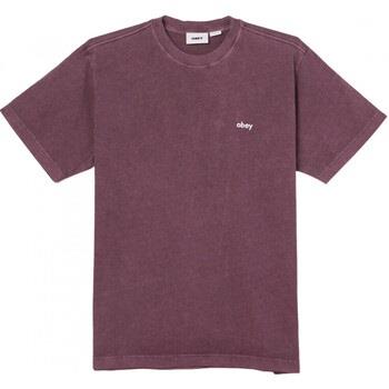 T-shirt Obey Lowercase pigment tee ss