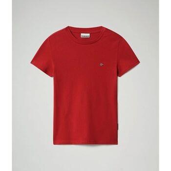 T-shirt enfant Napapijri K SALIS - NP0A4F1L-094 OLD RED