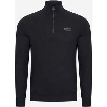 Pull Barbour Sweat demi-zip essentiel - noir étain