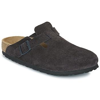 Sabots Birkenstock Boston LEVE Velvet Grey