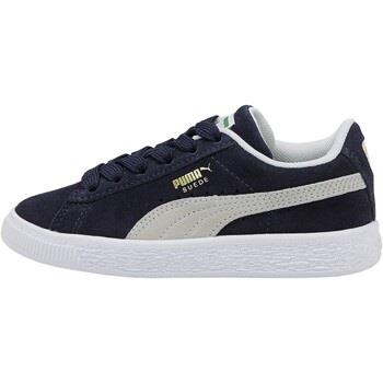 Baskets basses enfant Puma Basket Cuir Junior Suede Classic XXI 28à35