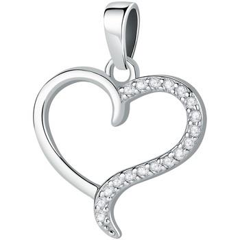 Bijoux Cleor Pendentif en argent 925/1000 et zircon