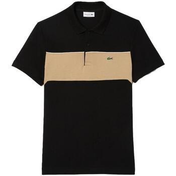 T-shirt Lacoste Colour Block Polo Shirt Black/Beige