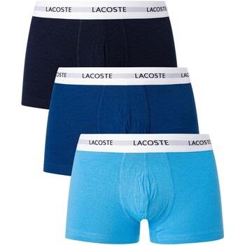 Caleçons Lacoste Lot de 3 malles en coton extensible