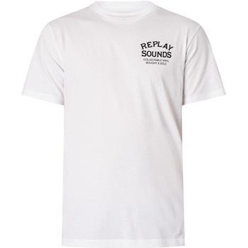 T-shirt Replay T-Shirt Graphique Avec Sons