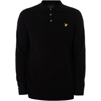 Polo Lyle &amp; Scott Polo Tricoté À Manches Longues En Laine Mérinos