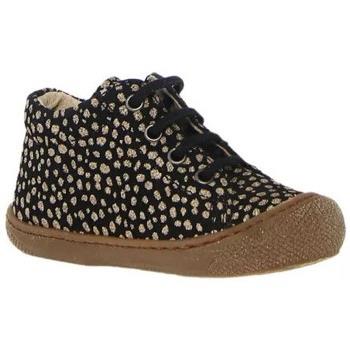 Boots enfant Naturino CHAUSSURE SOUPLE COCOON ZIP NOIR DORE