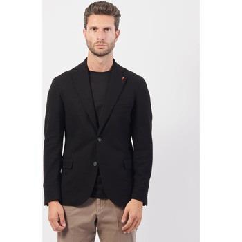 Veste Mulish Veste slim en nid d'abeille noire